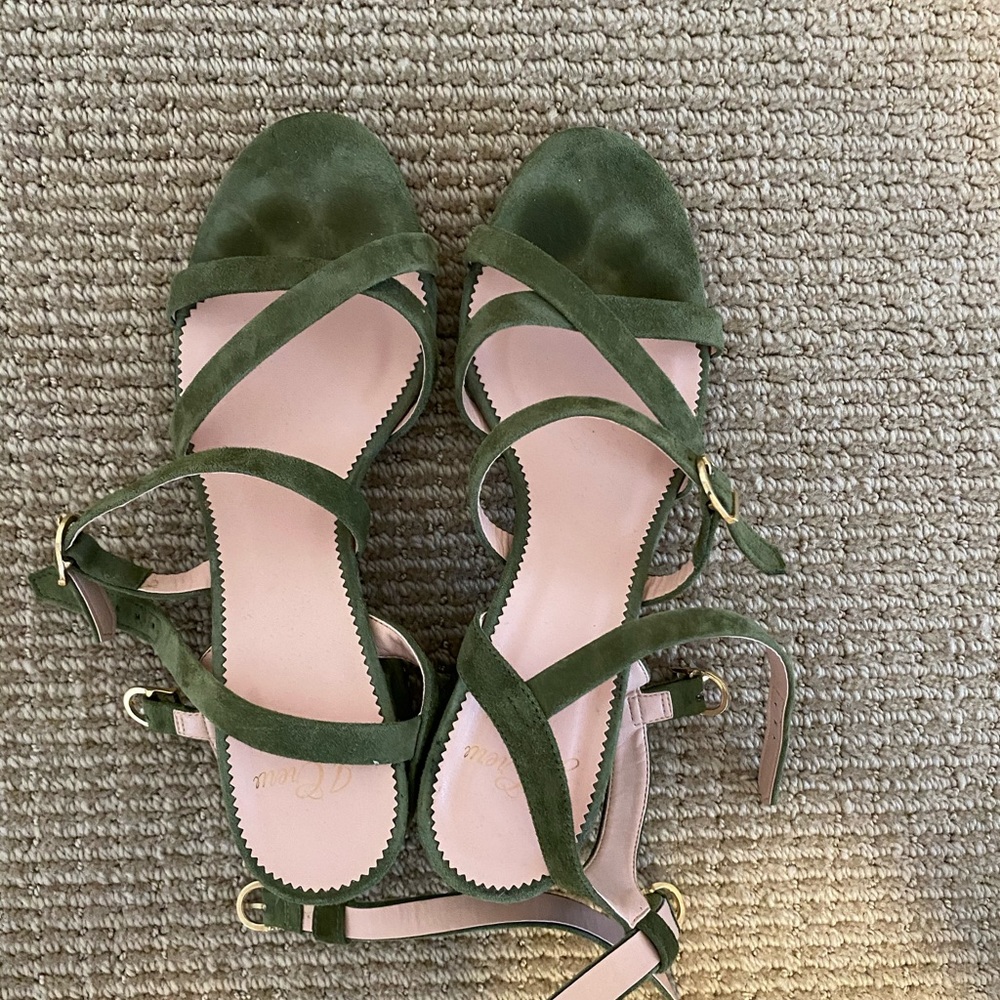 J. Crew strappy heels size 6